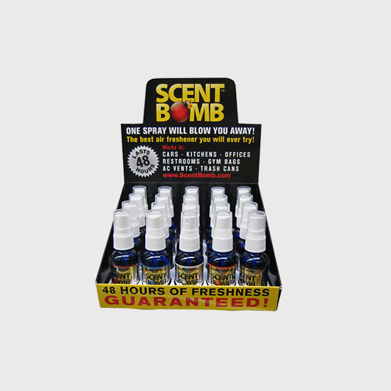 Scent Bomb Spray Display
