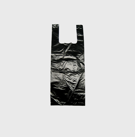 Grocery Plastic Bag 6"X4" - Black