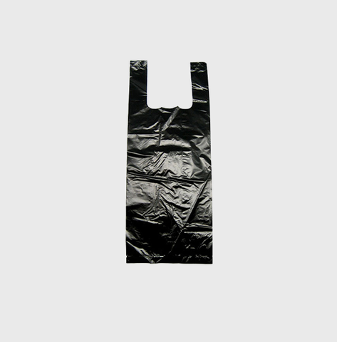 Grocery Plastic Bag 6"X4" - Black