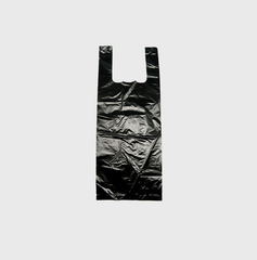 Grocery Plastic Bag 6"X4" - Black