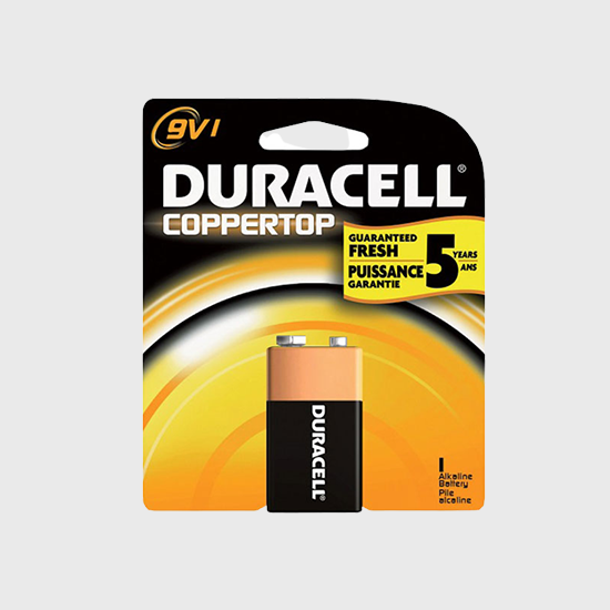 Duracell Coppertop - 9V (1 Pack)